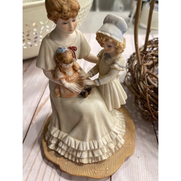 Jan Hagara 1984 Figurines “Mother & Child” - Picture 1 of 8